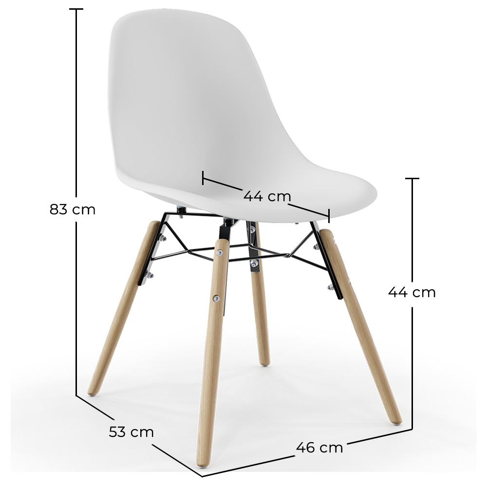 Eetkamerstoel - Scandinavisch Design - Houten Poten - Skögur image 10