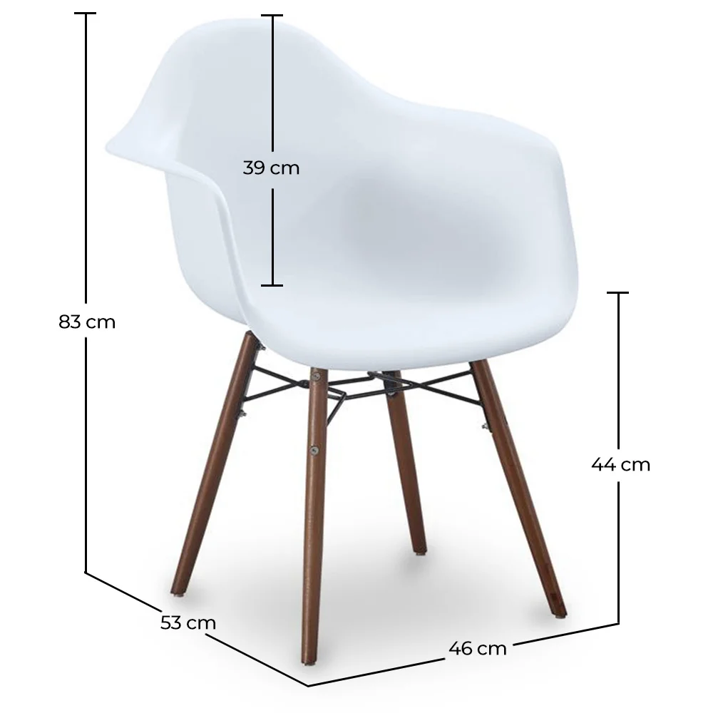 Eetkamerstoelen - Scandinavisch Design - Poten van Donker Hout - Nordika image 10