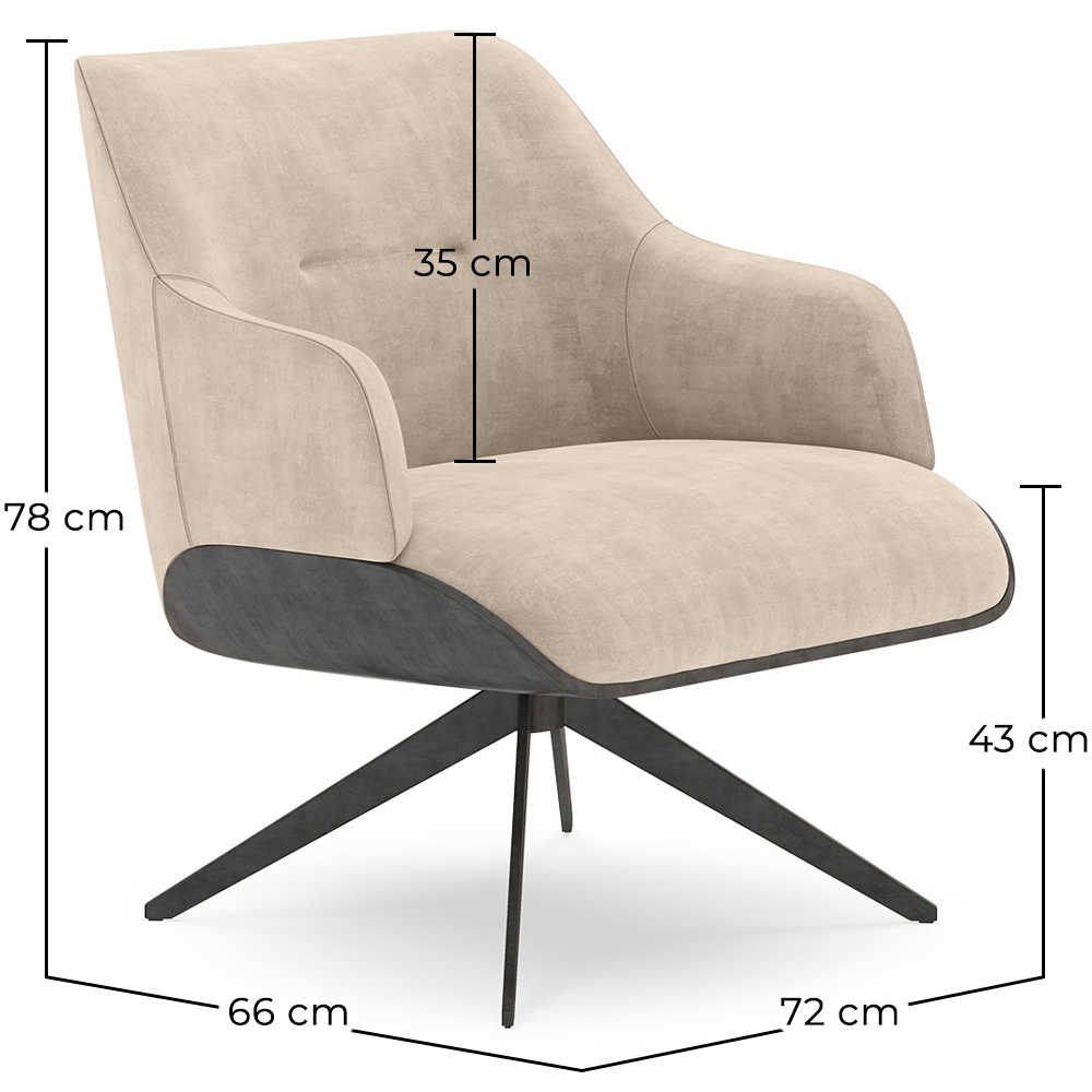 Moderne Gestoffeerde Fauteuil in Mid-Century-Stijl - Clark image 10