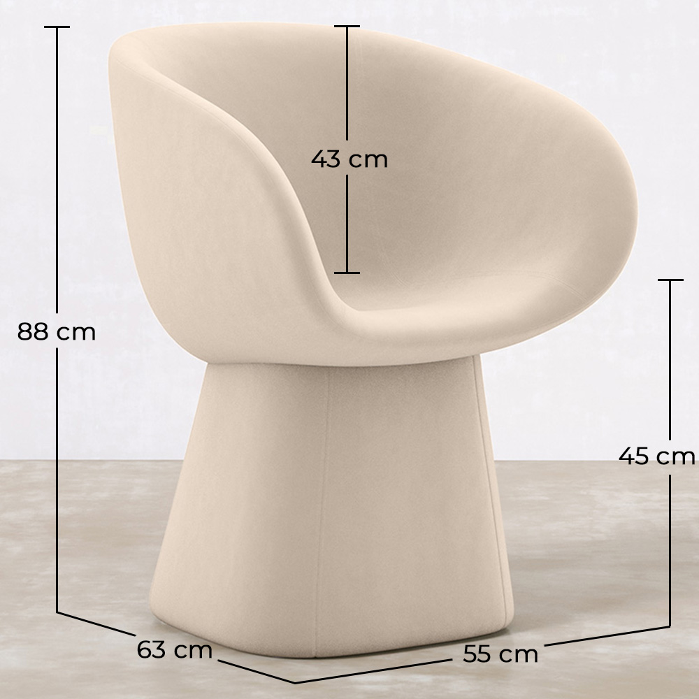 Sculpturale Ontwerpfauteuil Gestoffeerd - Voor Hotels, Restaurants en Luxe Ruimtes - Ideali image 10