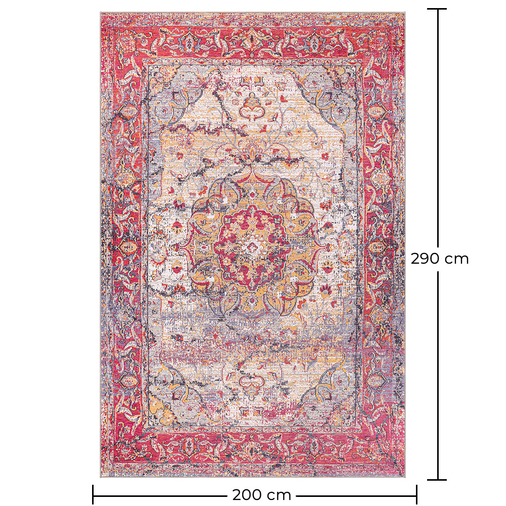 Vintage Oosters Tapijt - (290x200 cm) - Celandine image 10