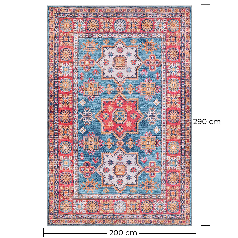 Vintage Oosters Tapijt - (290x200 cm) - Fauna image 10