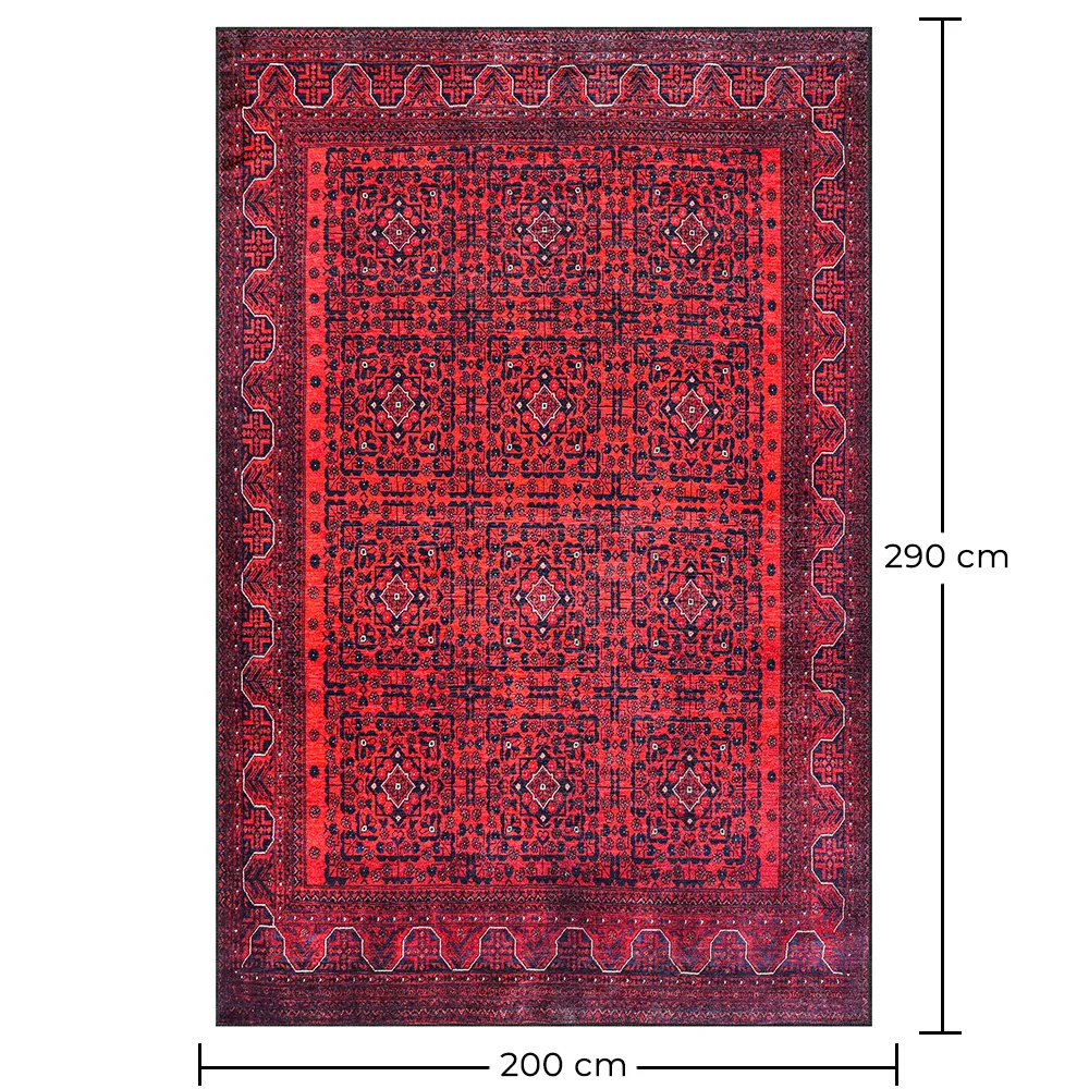 Vintage Oosters Tapijt - (290x200 cm) - Cinnabar image 10