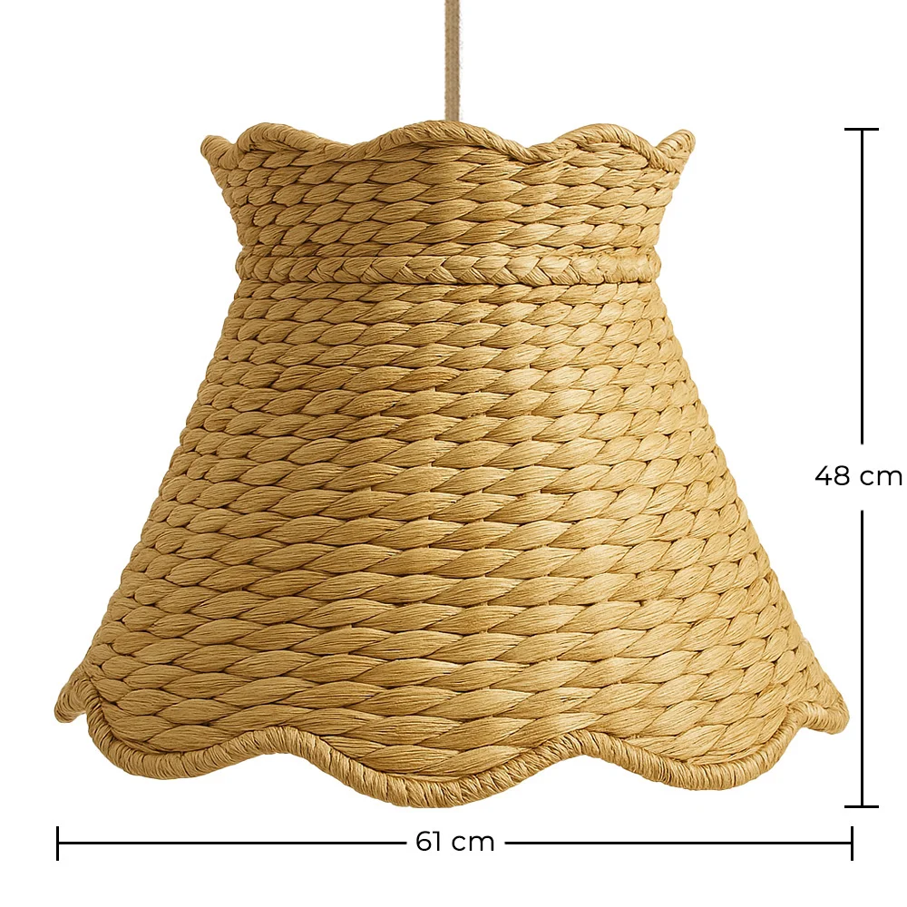 Rotan Plafondlamp – Natuurlijke Hanglamp – Tyna image 10