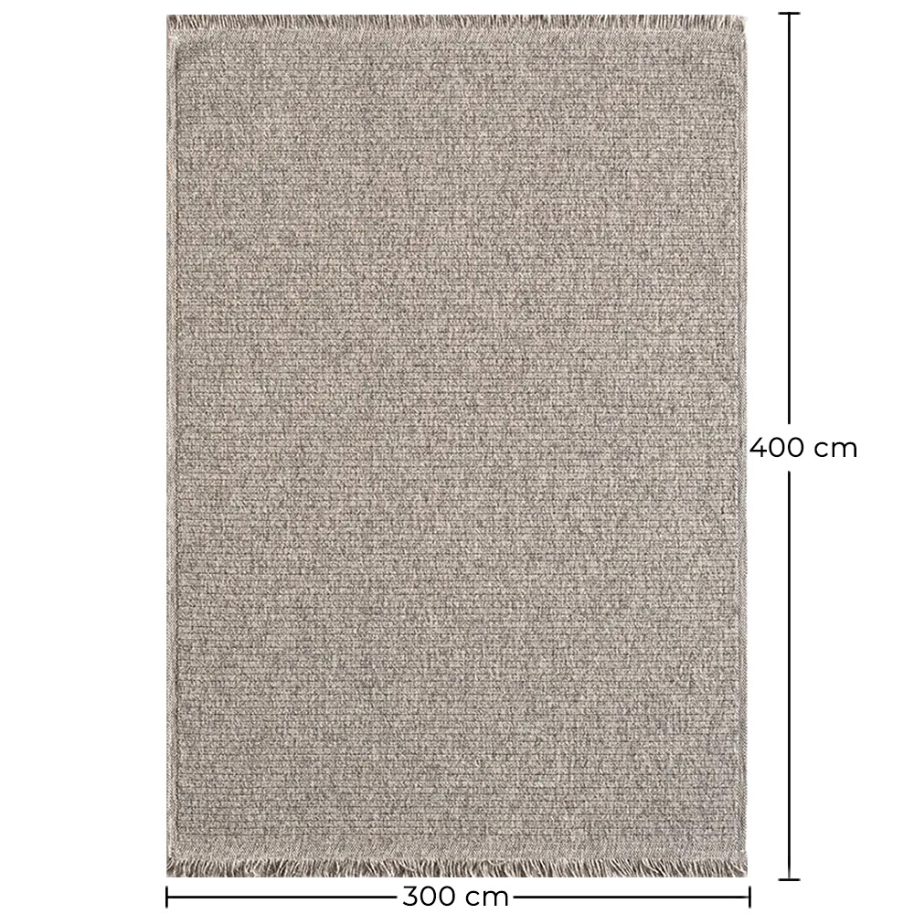 Groot Vloerkleed met Eigentijds en Modern Design - Beige (300x400 cm) - Harbor image 10