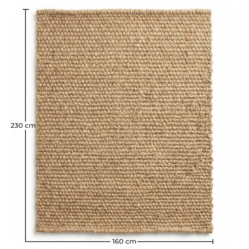 Vloerkleed Natuurlijke Kokosvezel 230x160 cm – Binnen & Buiten Gebruik – Mahou image 10