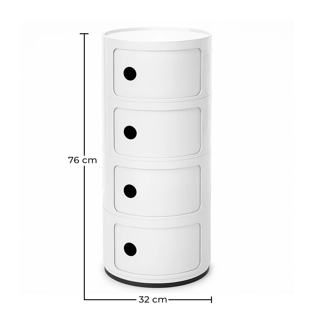 Plastic Opbergkist - 4 Laden - Moderne Glanzende Organizer - New Caracas 4 image 10