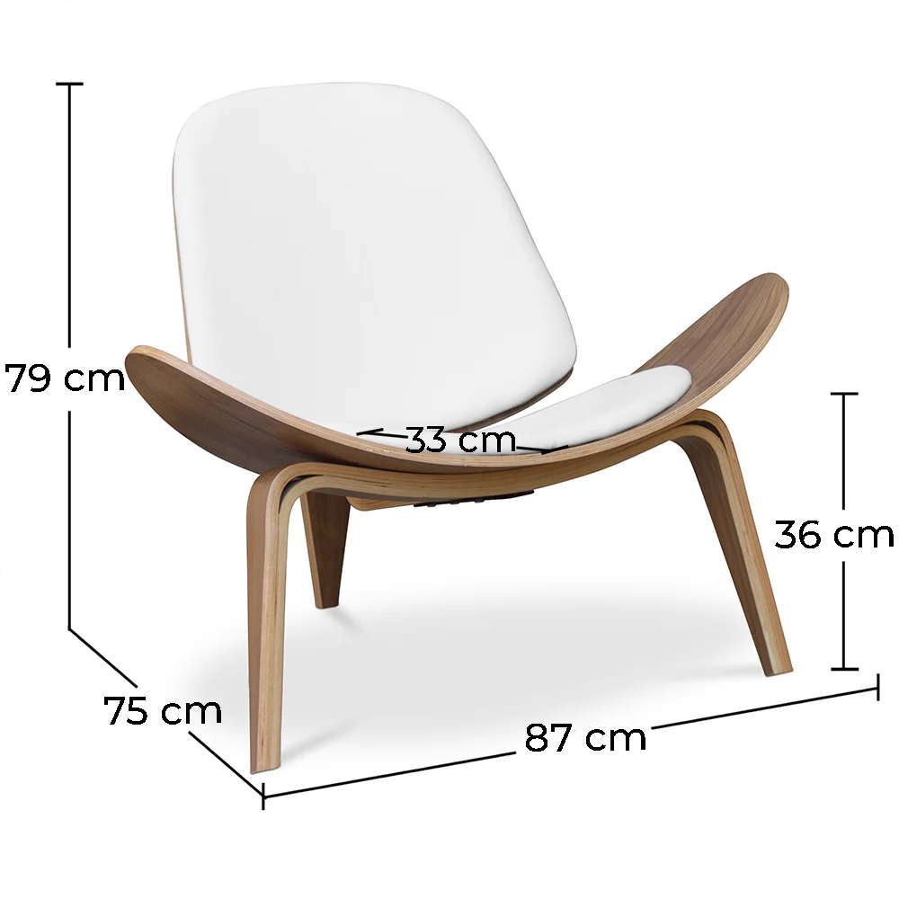 Scandinavisch design fauteuil - Leren bekleding - Lucy image 10