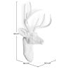 Wanddecoratie - Wit Elandenhoofd - Uka image 7