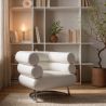 Design Fauteuil - Gestoffeerd in Leder - Bivendun image 7