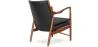 Houten fauteuil met armleuningen - Bekleed met leer - Annua image 7