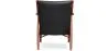 Houten fauteuil met armleuningen - Bekleed met leer - Annua image 7