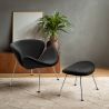 Design Fauteuil met Voetenbankje - Bekleed - Chunk image 7