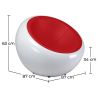 Egg Poco Stoel Fauteuil - Kunstleer image 7
