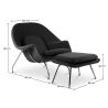Design Fauteuil met Voetsteun - Gestoffeerd - Womb image 7