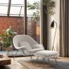 Design Fauteuil met Voetsteun - Gestoffeerd - Womb image 7