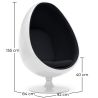 Design Ei-fauteuil - Kunstleer - Eny image 7
