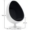 Design Ei-fauteuil - Kunstleer - Eny image 7