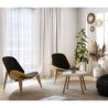 Scandinavisch design fauteuil - Leren bekleding - Lucy image 7