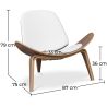Scandinavisch design fauteuil - Leren bekleding - Lucy image 7