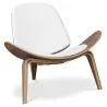 Scandinavisch design fauteuil - Leren bekleding - Lucy image 7