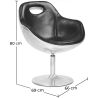 Fauteuil met Armleggers - Aviator Stijl - Leder - Tulip image 7