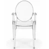 Set van 4 Eetkamerstoelen - Transparant - Ontwerp met Armleuningen - Arthur image 7