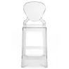 Barkruk met Rugleuning - Transparant Ontwerp - 65cm - Victoria Queen image 7