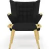 Fauteuil met voetenbankje - bekleding - Grizzly image 7