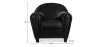 Fauteuil met armleggers - Gestoffeerd in leer - Club image 7