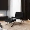 Design Fauteuil met Voetenbankje - Gestoffeerd in Kunstleer - Town image 7