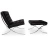 Design Fauteuil met Voetenbankje - Gestoffeerd in Kunstleer - Town image 7