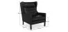 Fauteuil met armleggers - Retro Stijl - Bekleed in Leder - Michal image 7