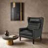 Fauteuil met armleggers - Retro Stijl - Bekleed in Leder - Michal image 7