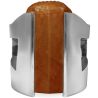 Fauteuil met armleggers - Bekleed in leer - Lounge image 7