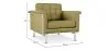 Fauteuil met armleggers - Gestoffeerd in kunstleer - Town image 7