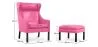 Fauteuil met voetenbankje - Kunstleer bekleed - Micah image 7