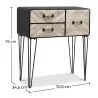 Metalen dressoir - Industrieel ontwerp - 3 laden - Orson image 7