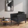 Fauteuil met armleggers - Bekleed in leer - Betzalel image 7