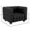 Fauteuil Bekleed in Vegan Leer Gewatteerd - Nubus image 7