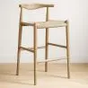 Boho Bali Design Houten Kruk - 75cm - Elb image 7
