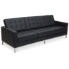 Sofa gestoffeerd in leder - 3 zits - Konel image 7