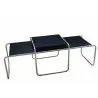 Set van 2 Stapelbare Salontafels - Hout & Staal - Lacky image 7