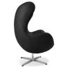 Fauteuil met armleuningen - Bekleed met lakleer - Egg Design - Brave - Eny image 7