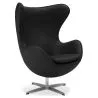 Fauteuil met armleuningen - Bekleed met lakleer - Egg Design - Brave - Eny image 7