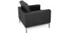 Design Fauteuil met Voetenbankje - Gestoffeerd in Kunstleer - Konel image 7
