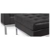 Design Fauteuil met Voetenbankje - Gestoffeerd in Kunstleer - Konel image 7