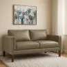Leder Gestoffeerde Sofa - 2 zits - Mordecai image 7