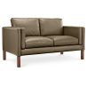 Leder Gestoffeerde Sofa - 2 zits - Mordecai image 7