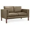 Leder Gestoffeerde Sofa - 2 zits - Mordecai image 7